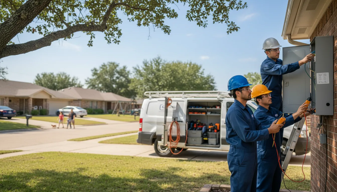Certified electrician providing emergency electrical services in Tyner, IN